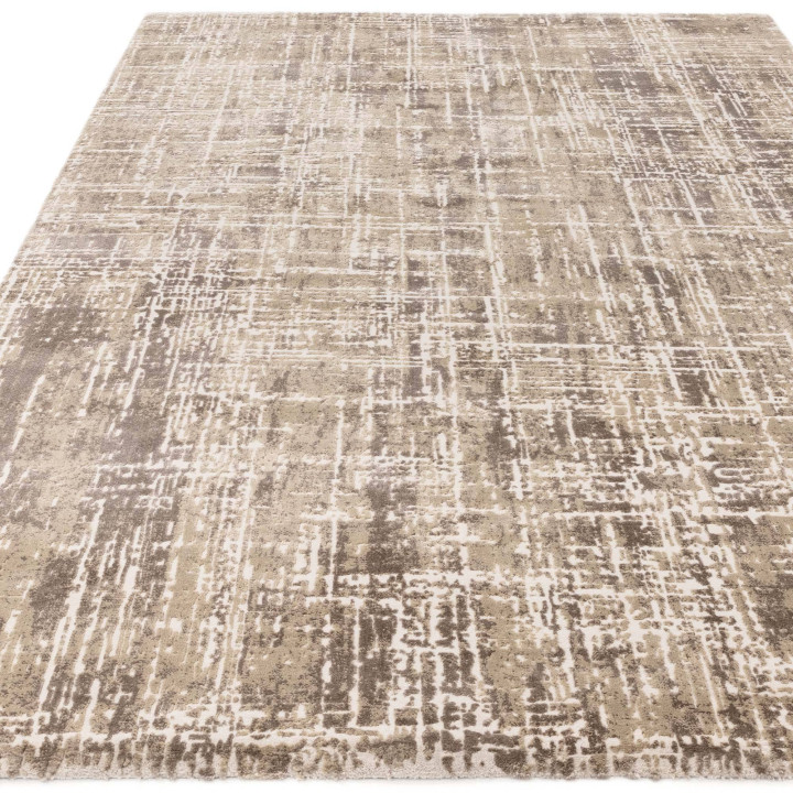 Rug Kuza abstract beige taupe white 160x230 cm