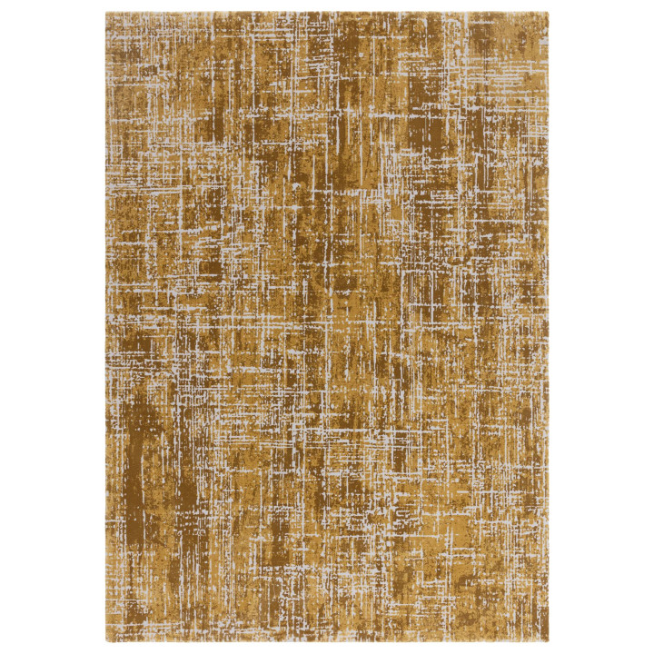 Rug Kuza abstract yellow white 120x170 cm