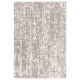 Tappeto Kuza astratto grigio e argento 200x290 c