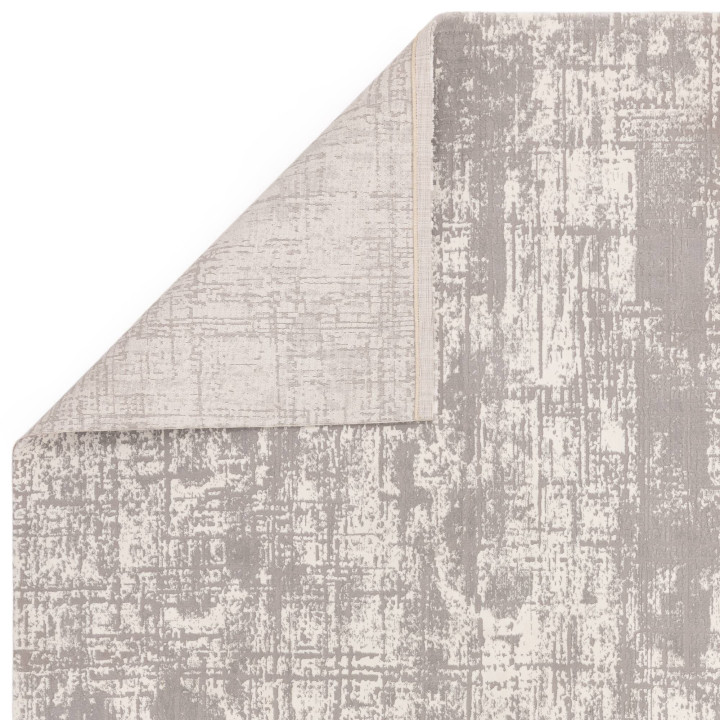 Rug Kuza abstract grey silver light beige 200x29