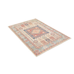 Tappeto Originale Kazak Afghanistan 105x151 Blu