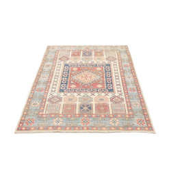 Tappeto Originale Kazak Afghanistan 105x151 Blu