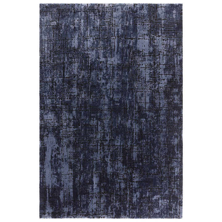 Rug Kuza abstract dark blue sky blue 160x230 cm