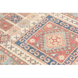 Tappeto Originale Kazak Afghanistan 105x151 Blu