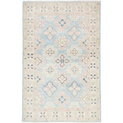 Tappeto Originale Kazak Afghanistan 97x148 Blu