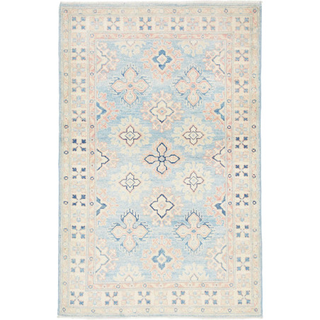 Tappeto Originale Kazak Afghanistan 97x148 Blu