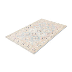 Tappeto Originale Kazak Afghanistan 97x148 Blu