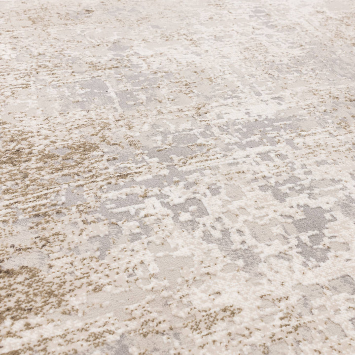 Rug Kuza abstract beige taupe ivory 200x290 cm
