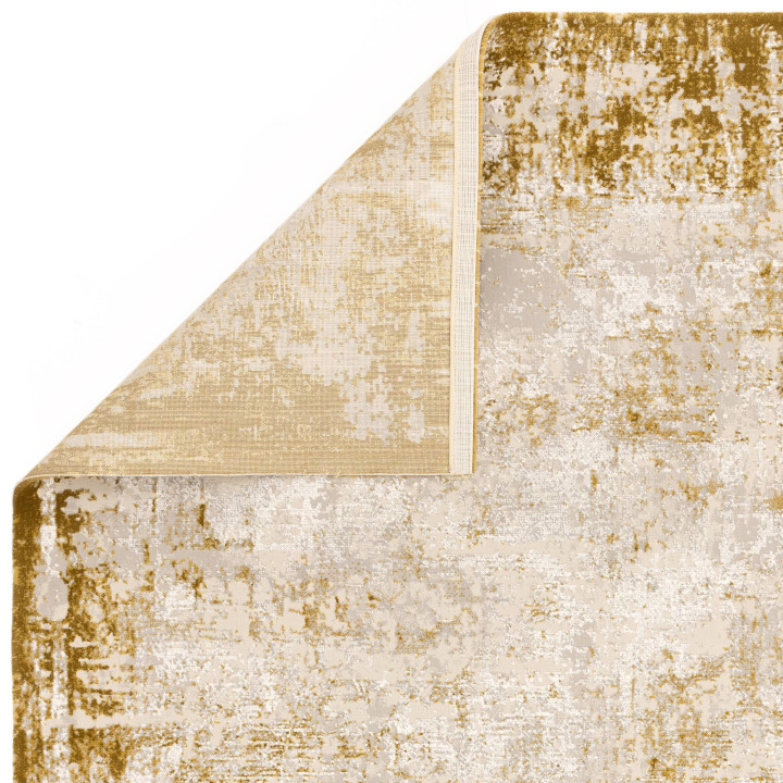 Rug Kuza abstract golden yellow beige 240x340 cm