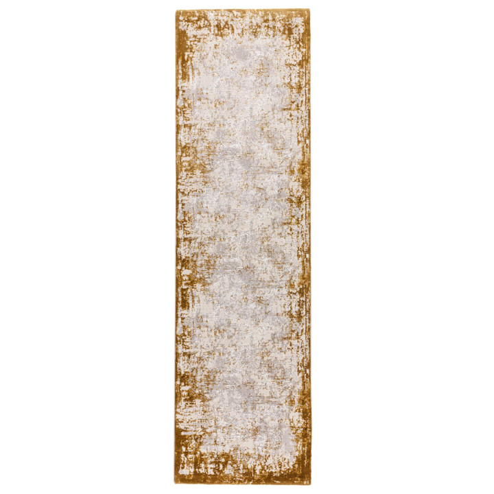 Rug Kuza abstract golden yellow beige 240x340 cm