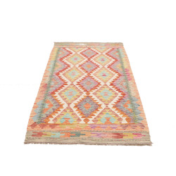 Kilim 100x196 Cm Kilim Afghanistan Hand-carded Wool warp:
