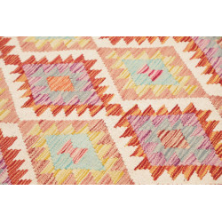 Kilim 100x196 Cm Kilim Afghanistan Hand-carded Wool warp: