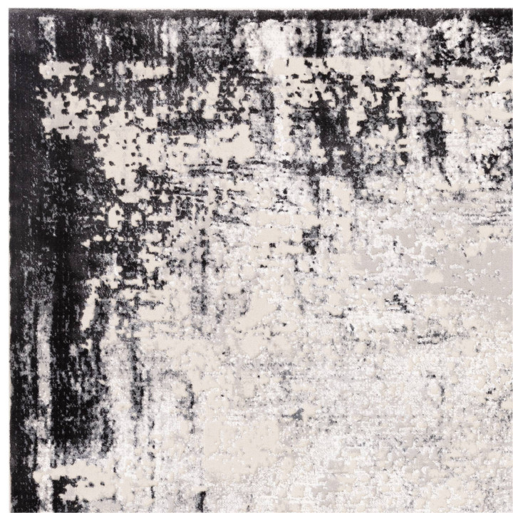 Rug Kuza abstract light grey dark grey white 240