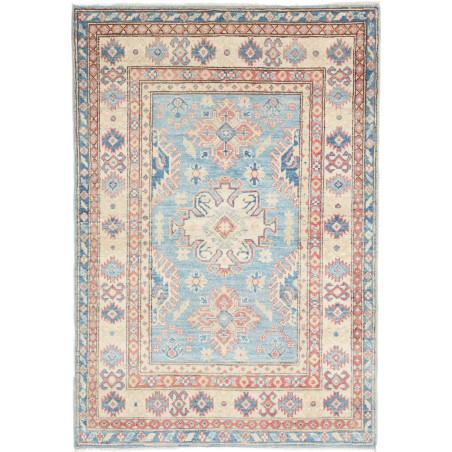 Tappeto Originale Kazak Afghanistan 101x149 Blu