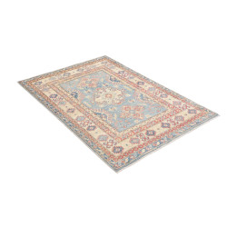 Tappeto Originale Kazak Afghanistan 101x149 Blu