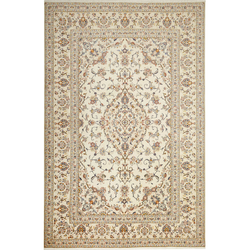 Tappeto Originale Kashan Persia 200x308 Crema B