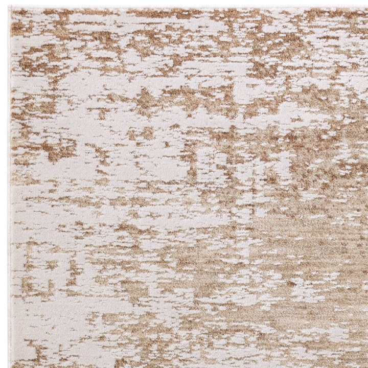 Tappeto Anders astratto beige e marrone chiaro 1