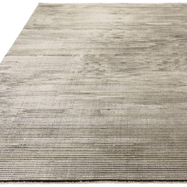 Tappeto Kuza geometrico verde oliva e verde salv
