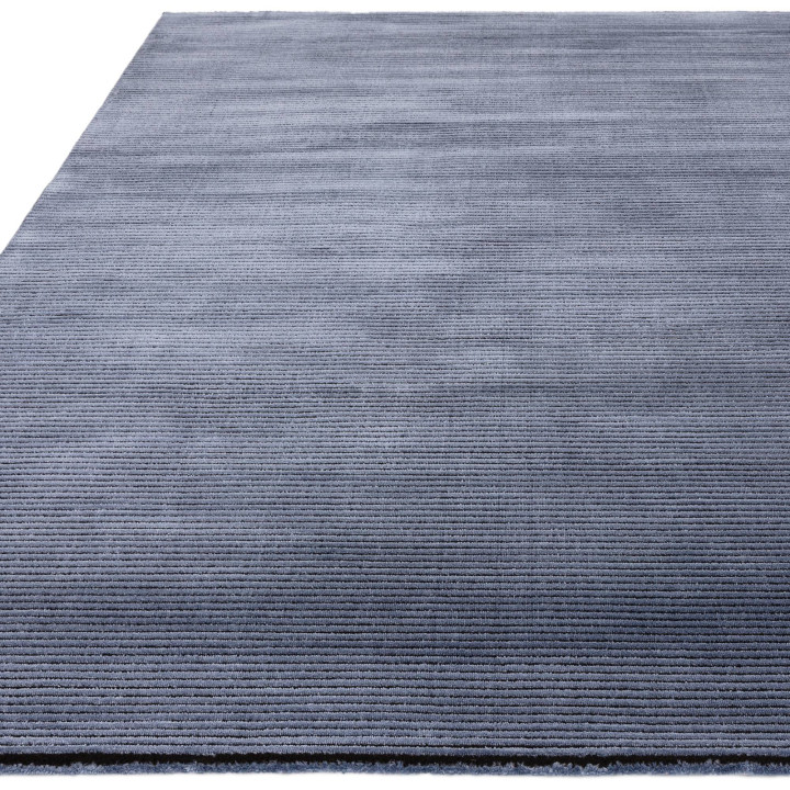 Tappeto Kuza geometrico blu 80x150 cm