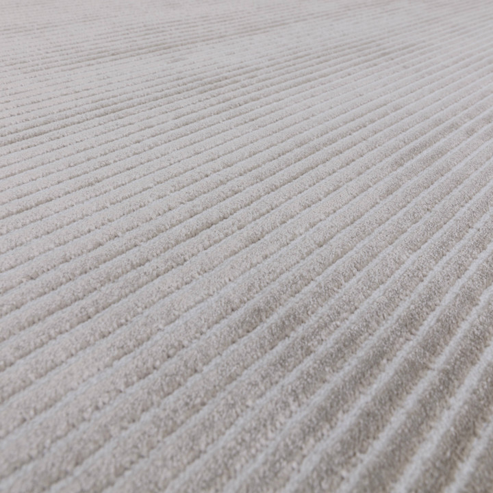Rug Kuza geometric light grey 80x150 cm