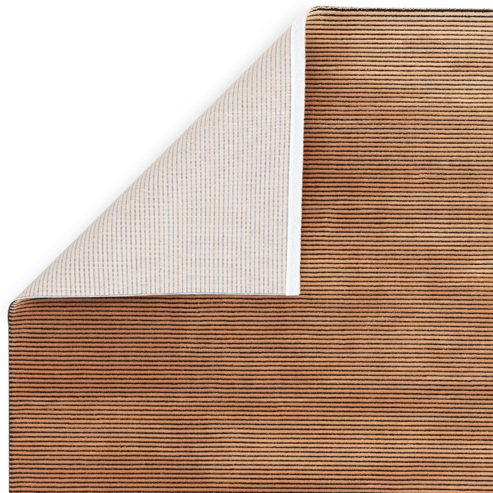 Tappeto Kuza geometrico rame e mattone 80x150 cm