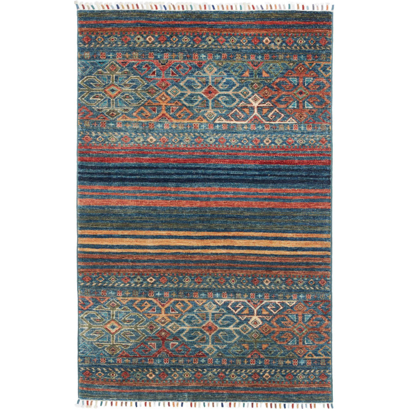 Tappeto Originale Rubin Pakistan 96x149 Blu Ter