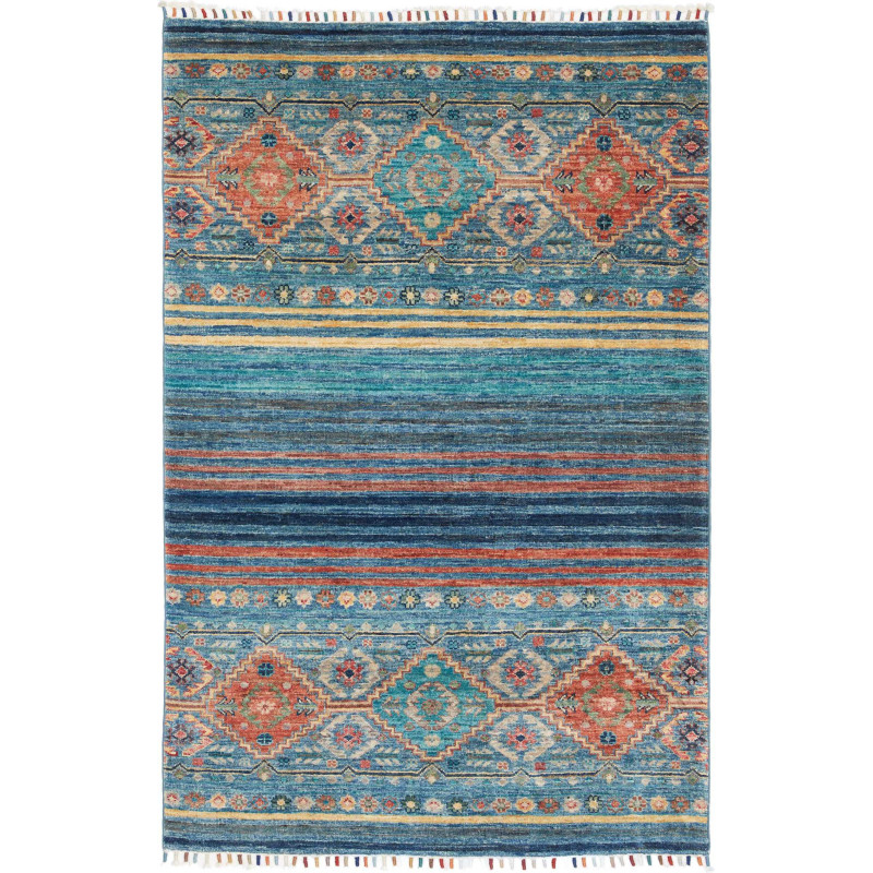 Tappeto Originale Rubin Pakistan 101x152 Blu Tu