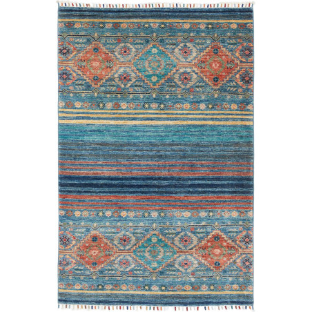 Tappeto Originale Rubin Pakistan 101x152 Blu Tu