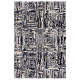 Rug Kuza geometric blue beige 160x230 cm