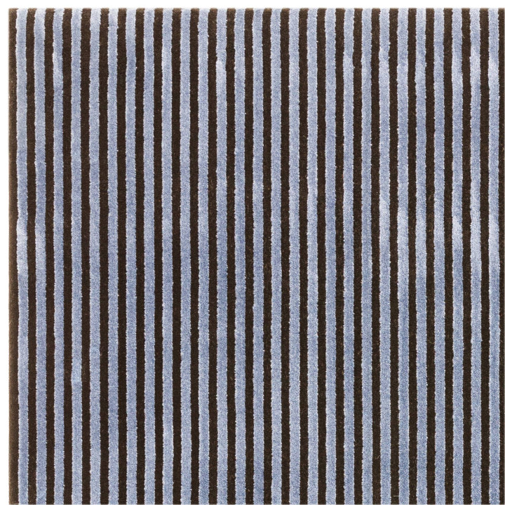Tappeto Kuza geometrico blu chiaro e blu scuro 8