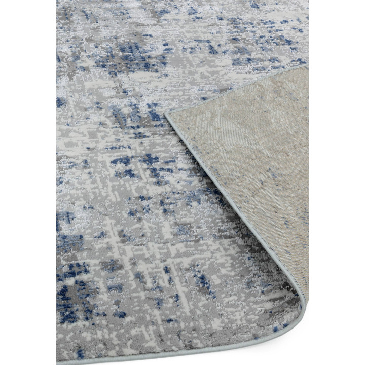 Rug Orion abstract blue grey white 120x170 cm