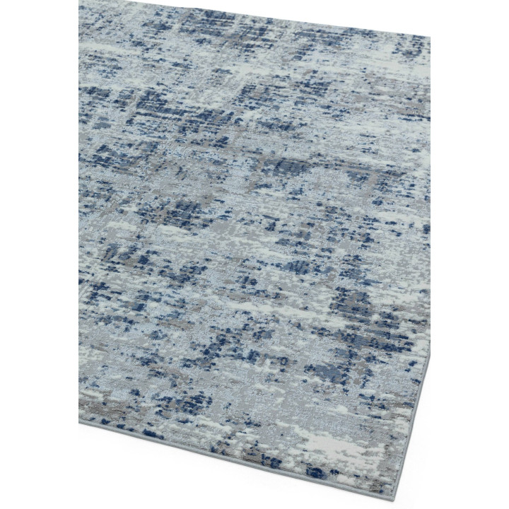 Tappeto Orion astratto grigio e blu 240x340 cm