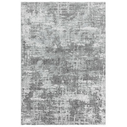 Rug Orion abstract grey silver white 120x170 cm