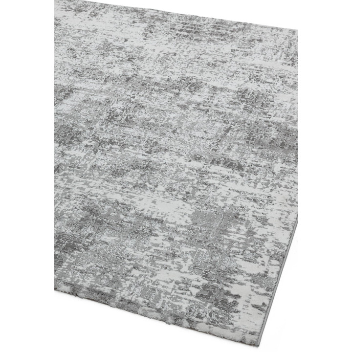 Tappeto Orion astratto viola e argento 240x340 c