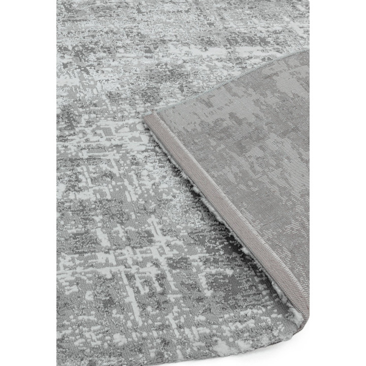 Tappeto Orion astratto viola e argento 240x340 c