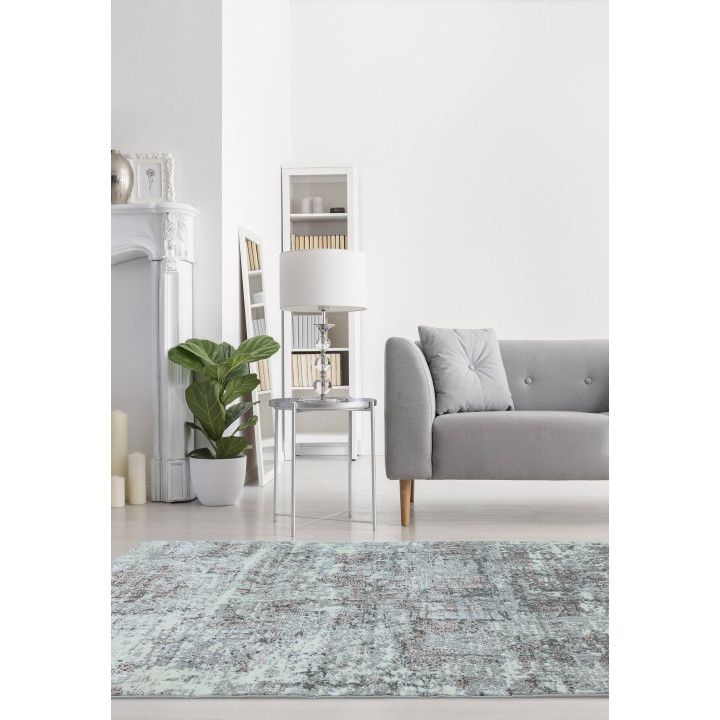 Tappeto Orion astratto grigio chiaro e grigio sc