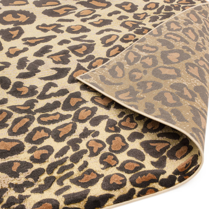 Tappeto Quantum astratto nero e marrone 80x150 c