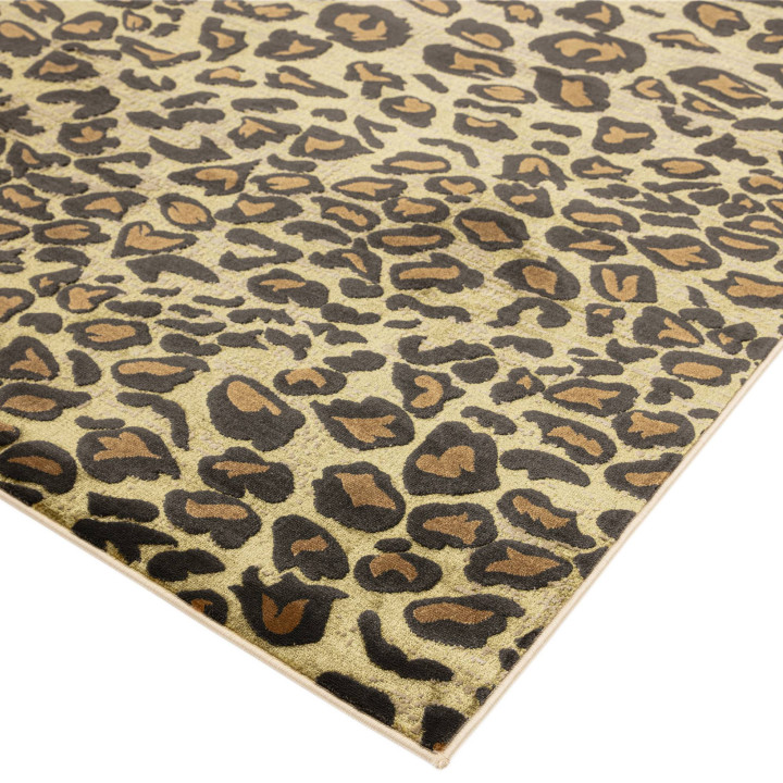 Tappeto Quantum astratto oro e marrone 200x290 c