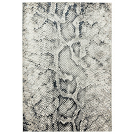 Rug Quantum figurative grey beige black 80x150 c