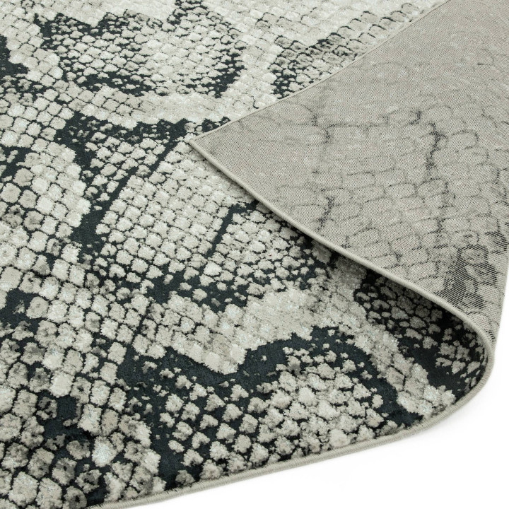 Rug Quantum figurative grey beige black 80x150 c