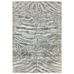 Rug Quantum figurative light grey beige dark gre