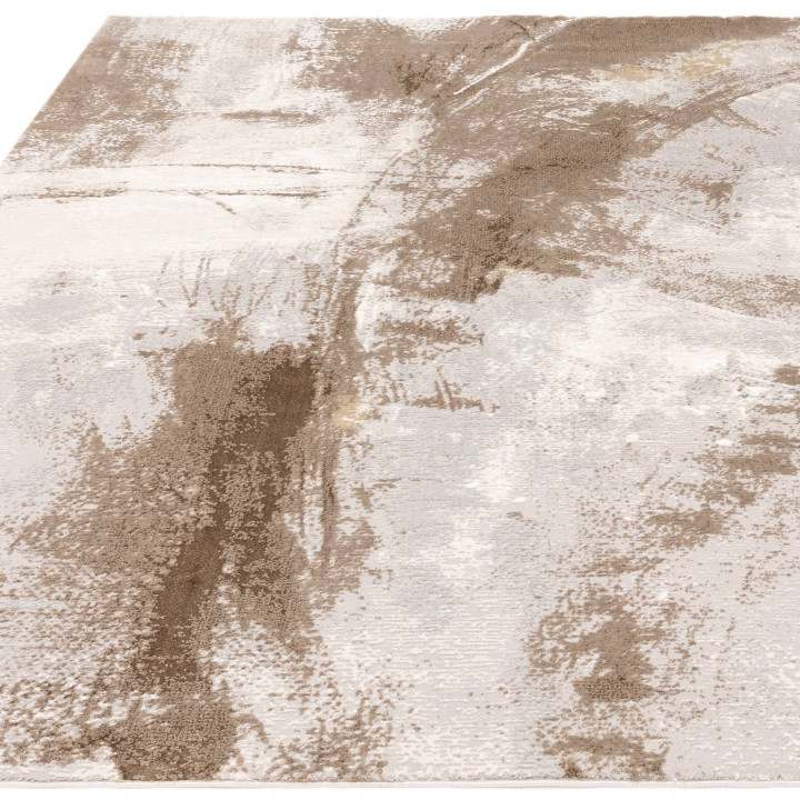 Rug Stellar abstract beige taupe grey 120x170 cm