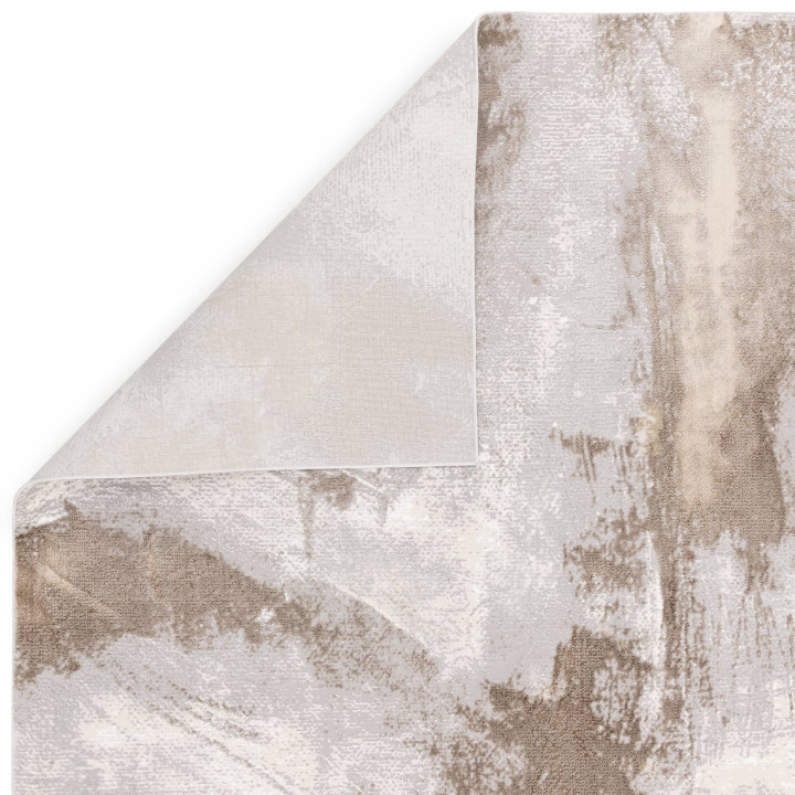 Tappeto Stellar astratto beige e tortora 200x290