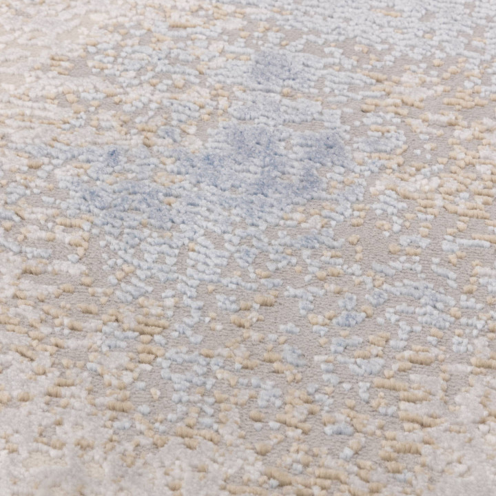 Tappeto Stellar astratto beige e bianco 120x170