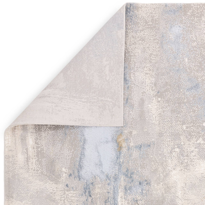 Rug Stellar abstract blue light blue grey beige