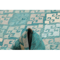 Rug Kilim Afghanistan 250x342 Turquoise Aquamar