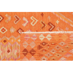 Rug Kilim Afghanistan 105x147 Orange Peach Rose