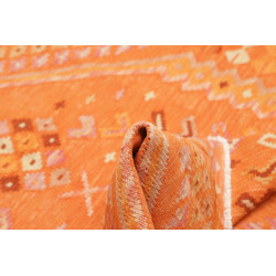 Rug Kilim Afghanistan 105x147 Orange Peach Rose