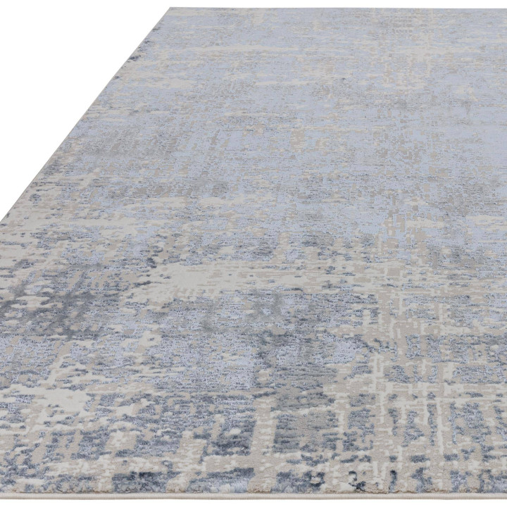 Rug Stellar abstract blue grey beige 80x150 cm
