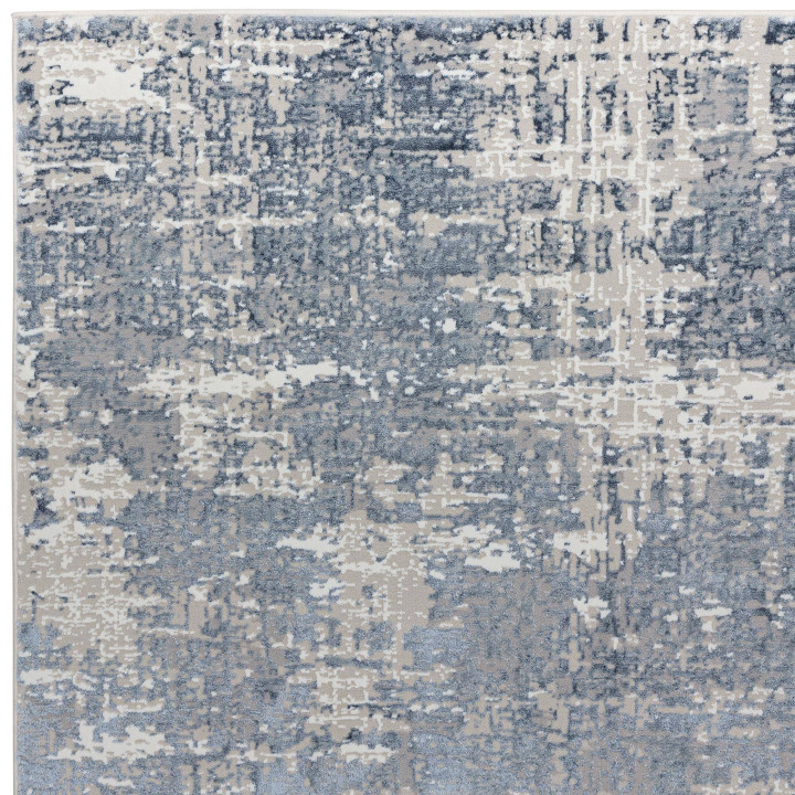 Rug Stellar abstract blue grey beige 80x150 cm